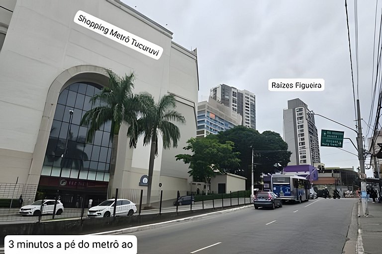 Apartamento Metrô Tucuruvi | Expo Stay 1+Garagem