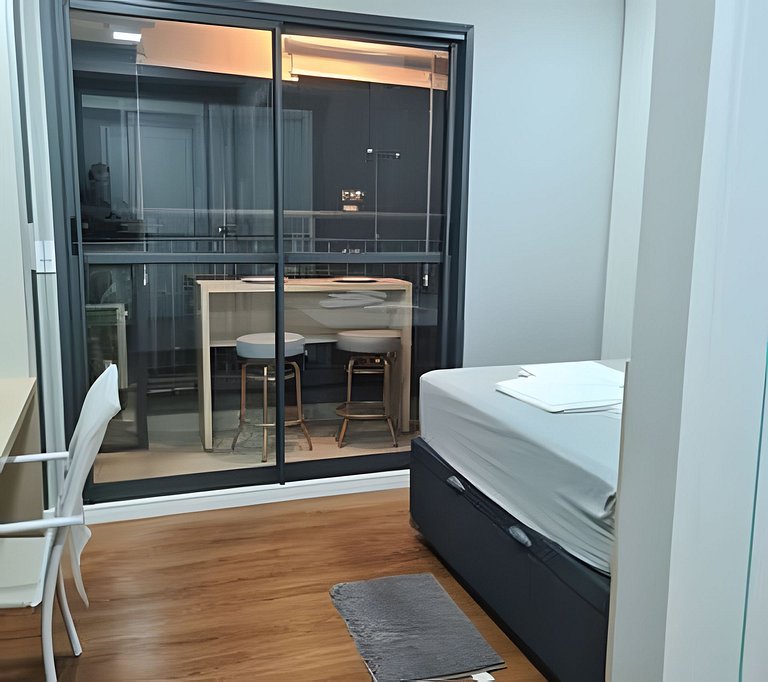 Studio Metrô Tucuruvi | Expo Stay 2 com piscina