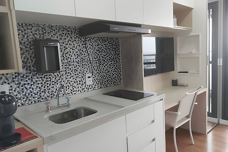 Studio Metrô Tucuruvi | Expo Stay 2 com piscina