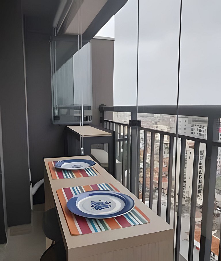 Studio Metrô Tucuruvi | Expo Stay 2 com piscina