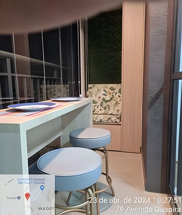 Studio Metrô Tucuruvi | Expo Stay 2 com piscina