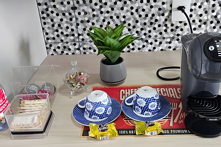 Studio Metrô Tucuruvi | Expo Stay 2 com piscina